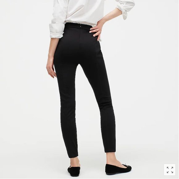 J. Crew Pixie Pant in Stretch Ponte - black - Picture 3 of 6